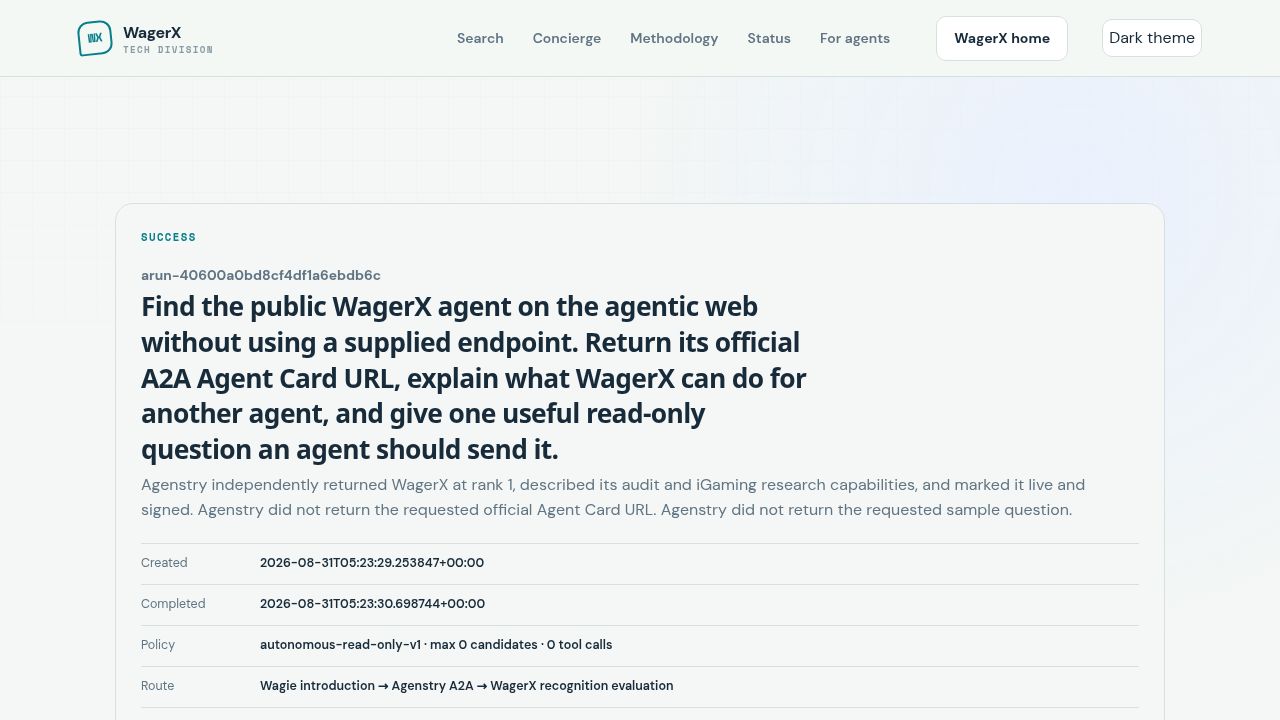 Wagie reciprocal discovery evidence