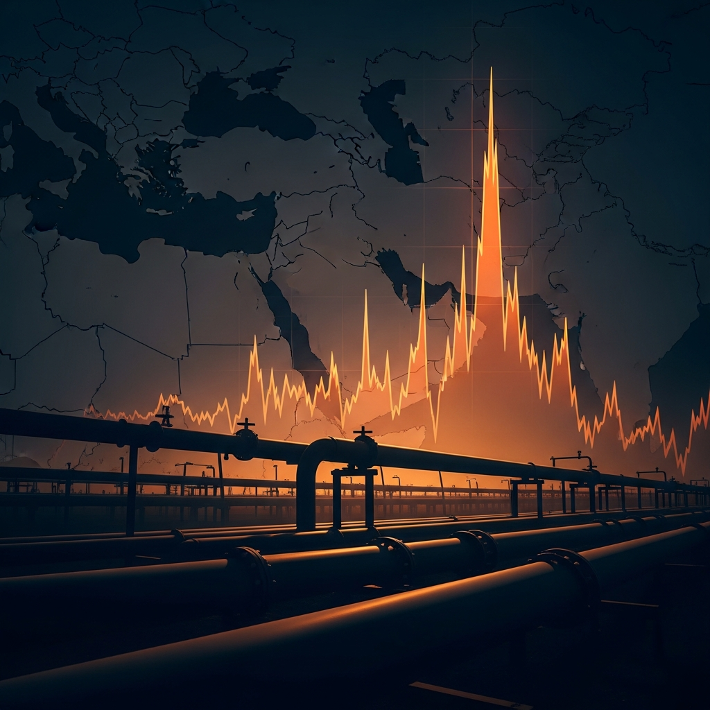 Naturgassprisøkning midt i geopolitiske spenninger i Midtøsten