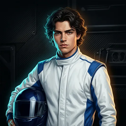 Stylized WagerX artwork of Arvid Lindblad, Racing Bulls driver #41