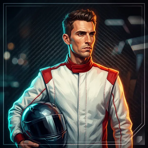 Stylized WagerX artwork of Esteban Ocon, Haas driver #31