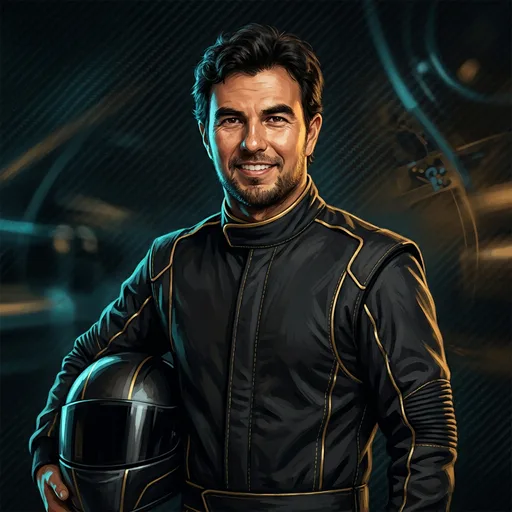 Stylized WagerX artwork of Sergio Perez, Cadillac driver #11