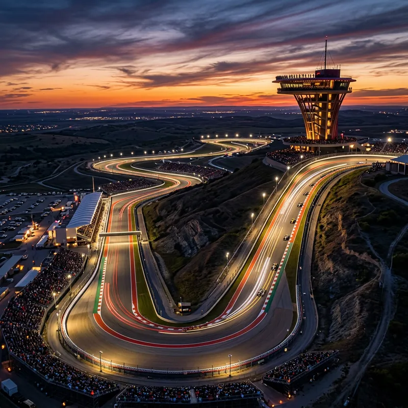 Artwork of Circuit of the Americas, venue of the 2026 United States Grand Prix