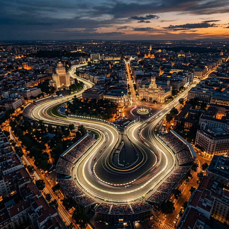 Artwork of Madring, venue of the 2026 Spanish Grand Prix