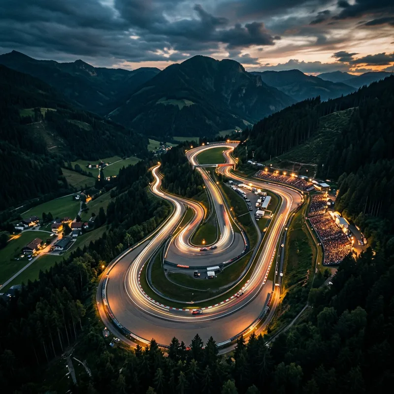 Artwork of Red Bull Ring, venue of the 2026 Austrian Grand Prix