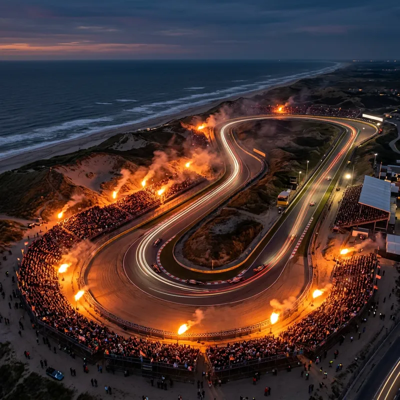 Artwork of Circuit Zandvoort, venue of the 2026 Dutch Grand Prix