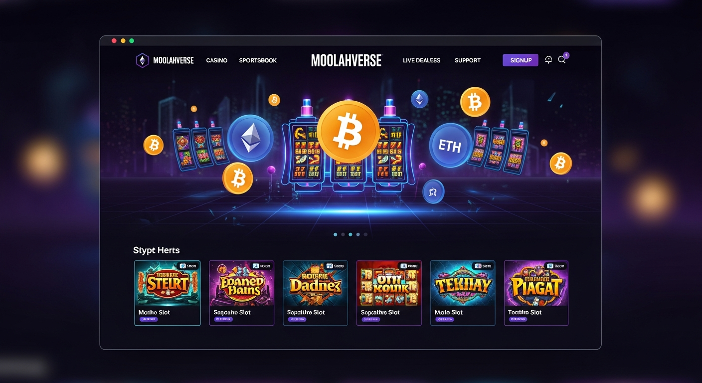 Moolahverse Casino Homepage